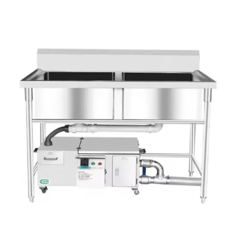 Commercial Kitchen Grease Trap - เครื่องแยกน้ำมันและน้ำสำหรับครัวเชิงพาณิชย์ ประสิทธิภาพสูง ดักจับไขมันได้ดี ผลิตจากสแตนเลส เกรดเชิงพาณิชย์