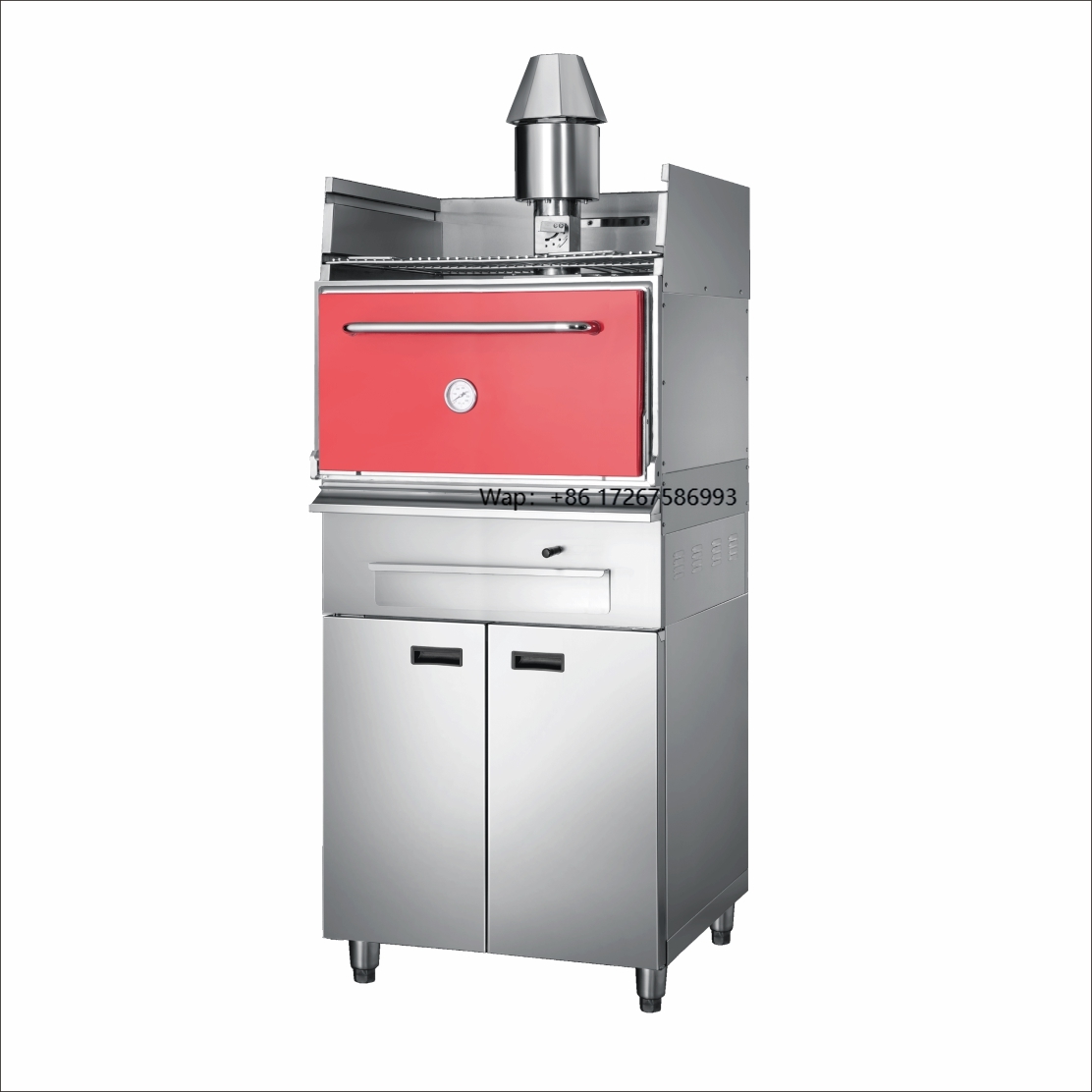 Commercial Kitchen Grill - อุปกรณ์ครัวคุณภาพสูงสำหรับร้านอาหารและโรงแรม เตาบาร์บีคิวแบบใช้ถ่านพร้อมตู้เก็บของ