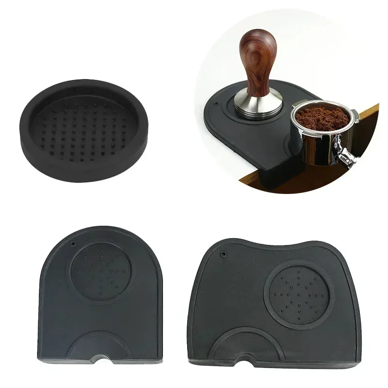 Commercial Kitchen Items - แผ่นรองกันลื่นสำหรับกดผงกาแฟ ทำจากซิลิโคน สำหรับเครื่องชงกาแฟเอสเพรสโซ่ ใช้ในบ้าน ร้านกาแฟ อุปกรณ์บาริสต้า