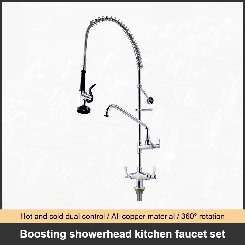 Commercial Kitchen Taps - ก๊อกน้ำสำหรับล้างมือในครัวเชิงพาณิชย์ พร้อมหัวฉีดแบบดึงลงได้ ฟังก์ชั่นหลากหลาย