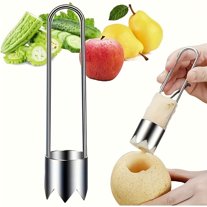 Commercial Kitchen Equipment List - เครื่องมือเอาแกนผลไม้และผักสแตนเลส อุปกรณ์กำจัดเมล็ดพริกหยวก เครื่องมือคว้านแกนแอปเปิลและลูกแพร์ อุปกรณ์ครัว