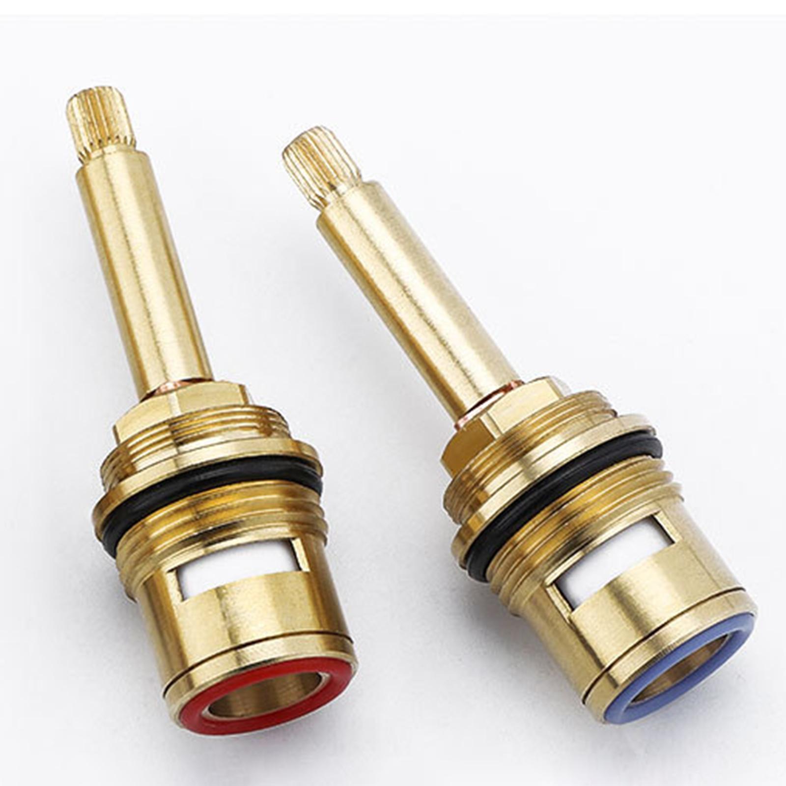 Commercial Kitchen Taps - ตลับวาล์วก๊อกน้ำเซรามิกทองเหลืองทนทานต่อการสึกหรอสำหรับงานซักรีดน้ำร้อนน้ำเย็นอ่างล้างก๊อกน้ำ