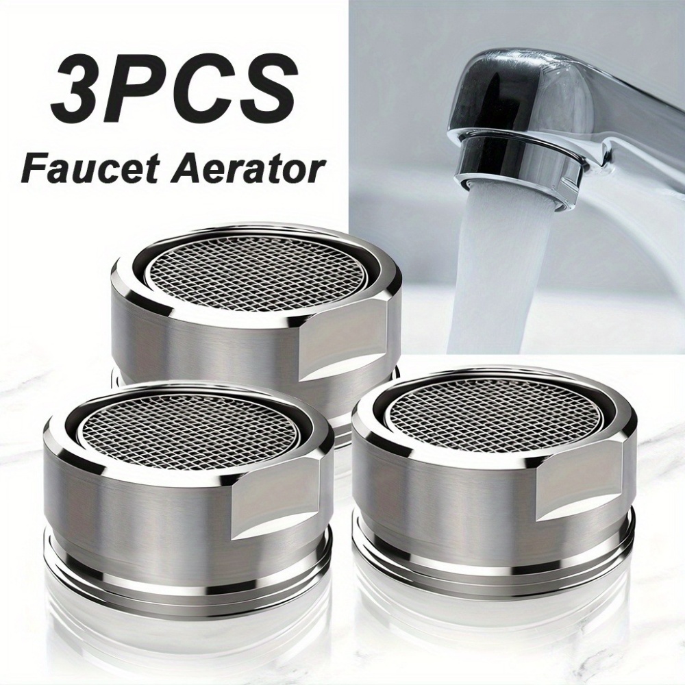 Commercial Kitchen Grease Trap - หัวกรองน้ำสแตนเลส 3 ชิ้น - ดีไซน์ตาข่ายโลหะทันสมัย ควบคุมการกระเซ็น