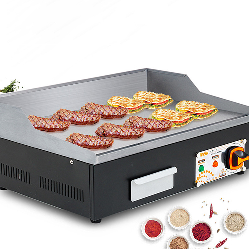 Commercial Kitchen Grill - เตาเทปปันยากิไฟฟ้า สเตนเลส ขนาดใหญ่ สำหรับร้านอาหาร