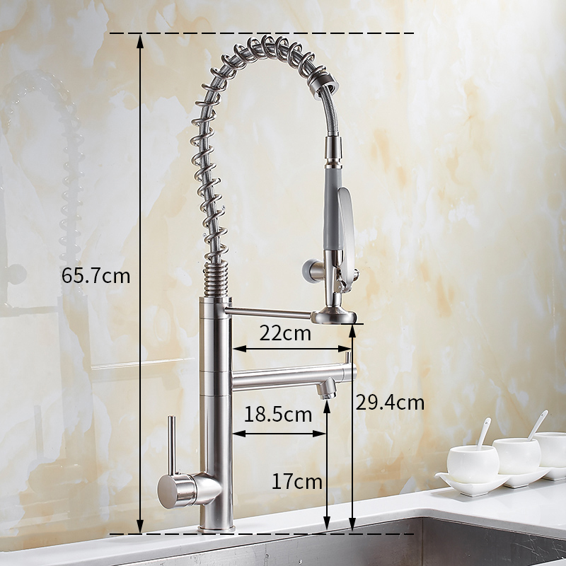 ก๊อกน้ำห้องครัว โครเมียม ทองเห - Commercial Kitchen Taps บทวิจารณ์และราคา