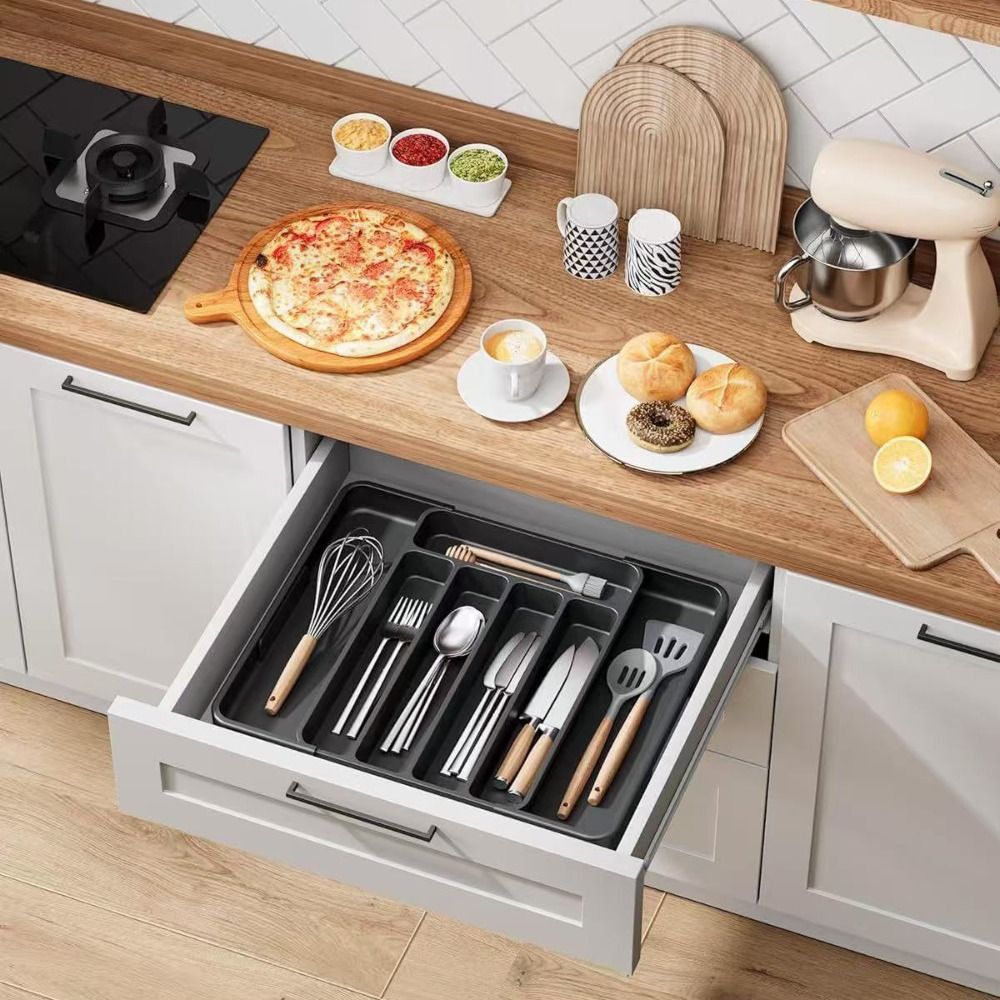 ที่จัดระเบียบช้อนส้อมแบบปรับได - Commercial Kitchen Supplies บทวิจารณ์และราคา