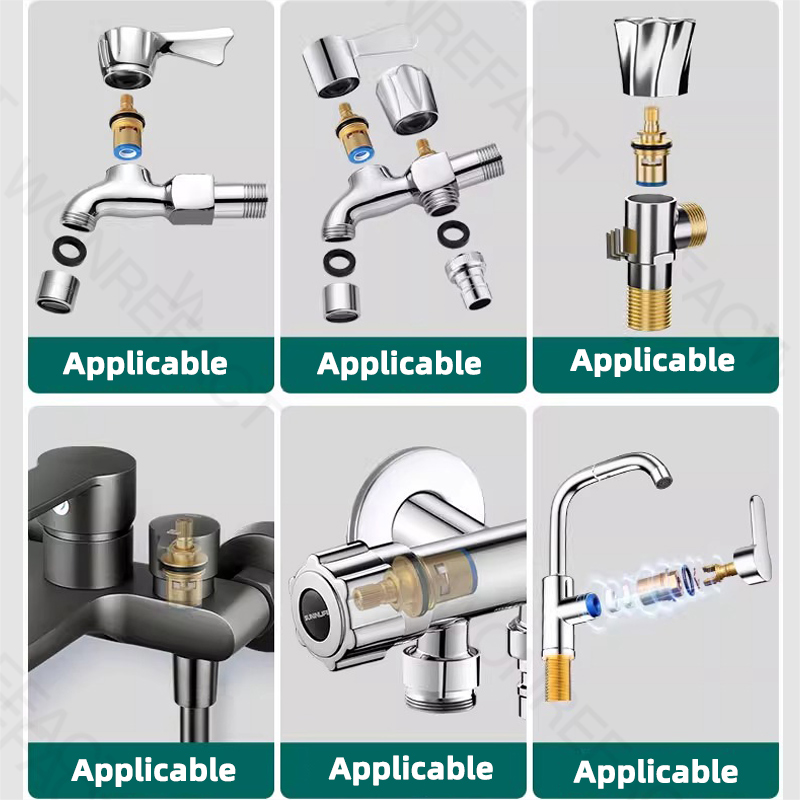 ทองแดงก๊อกน้ําซ่อม Spool Valve - Commercial Kitchen Taps บทวิจารณ์และราคา