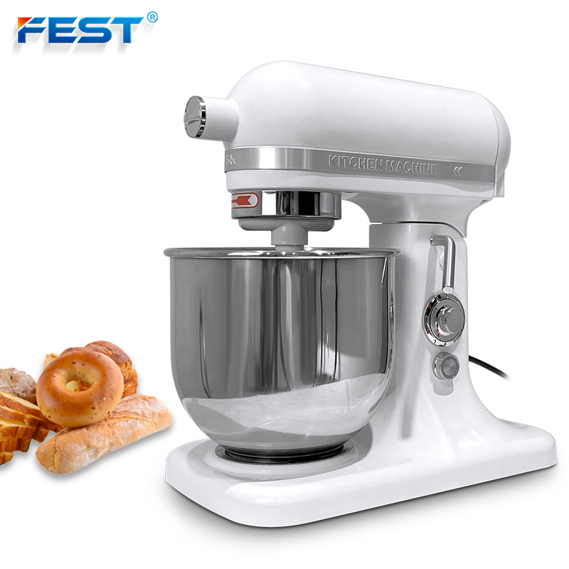 เครื่องผสมอาหารสแตนเลสขนาด 7 ล - Commercial Kitchen Mixers Dough Mixer บทวิจารณ์และราคา