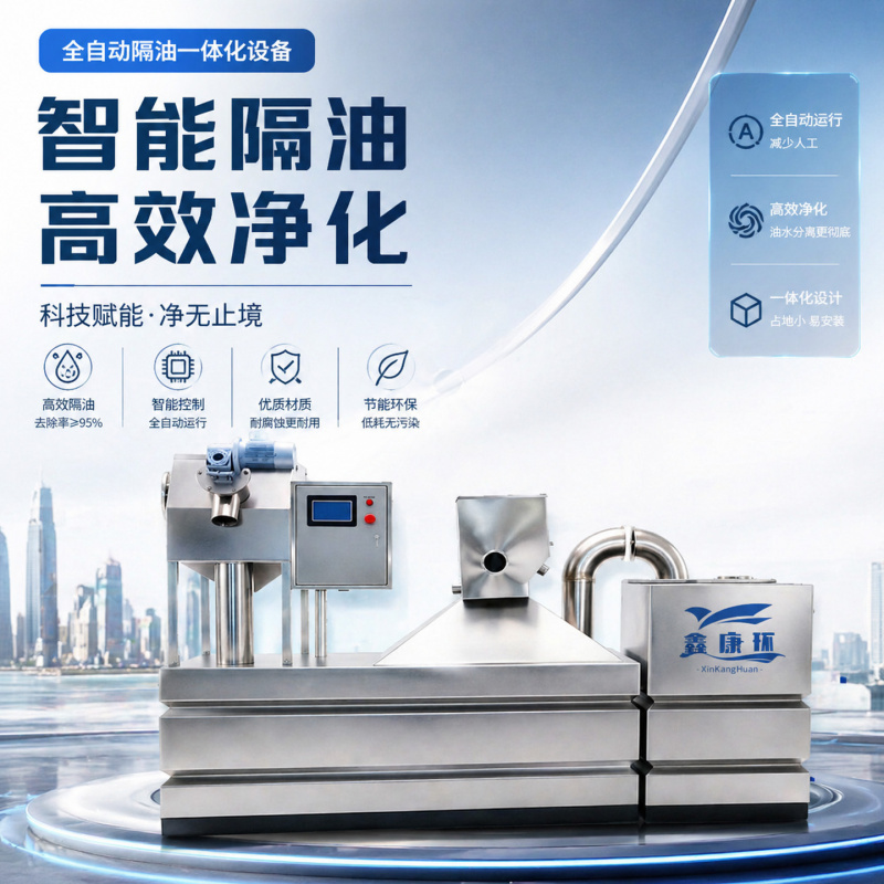 เครื่องแยกไขมันอัตโนมัติเต็มรู - Commercial Kitchen Grease Trap บทวิจารณ์และราคา