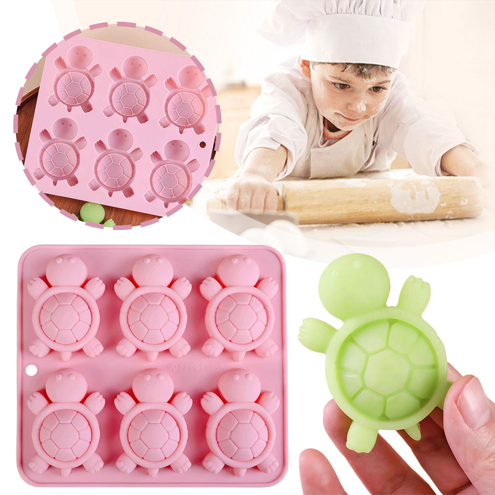 เต่าน้ำแข็งถาดน้ำแข็ง 3D เต่าท - Commercial Kitchen Items บทวิจารณ์และราคา