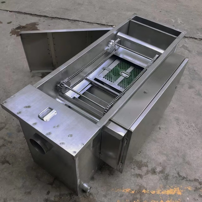 เครื่องแยกน้ำมันและน้ำเสียแบบโ - Commercial Kitchen Grease Trap บทวิจารณ์และราคา