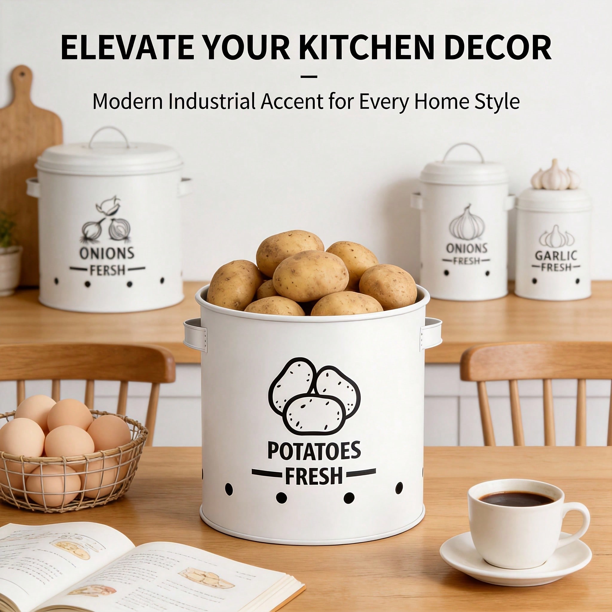 ชุดกล่องเก็บมันฝรั่ง หัวหอม กร - Commercial Kitchen Organization บทวิจารณ์และราคา
