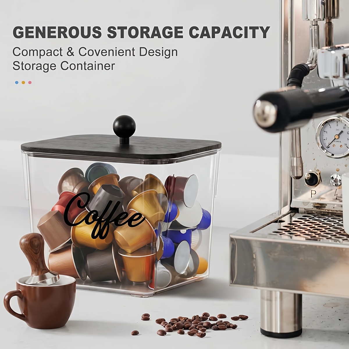 ที่ใส่ฝักกาแฟพร้อมฝาปิด กล่องเ - Commercial Kitchen Organization บทวิจารณ์และราคา