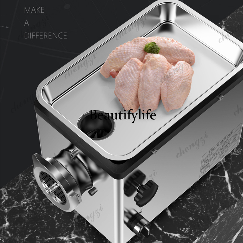 เครื่องบดเนื้อไฟฟ้า 1300W เครื - Meat Grinder Electric บทวิจารณ์และราคา