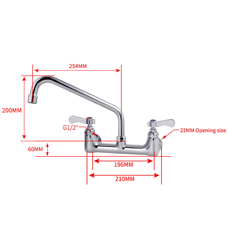 ก๊อกน้ำอ่างล้างจานแบบติดตั้งบน - Commercial Kitchen Taps บทวิจารณ์และราคา