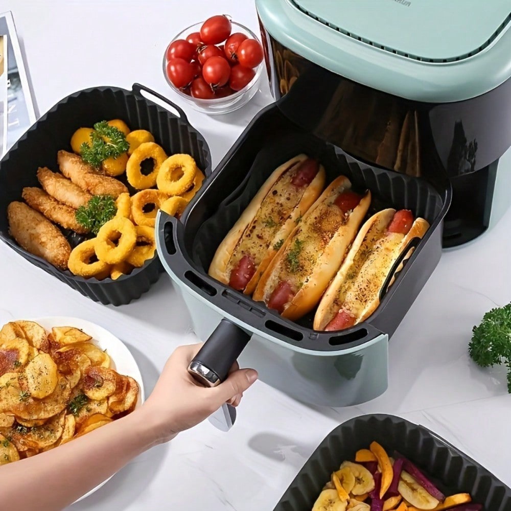 แผ่นรองซิลิโคนสำหรับหม้อทอดไร้ - Commercial Kitchen Items บทวิจารณ์และราคา