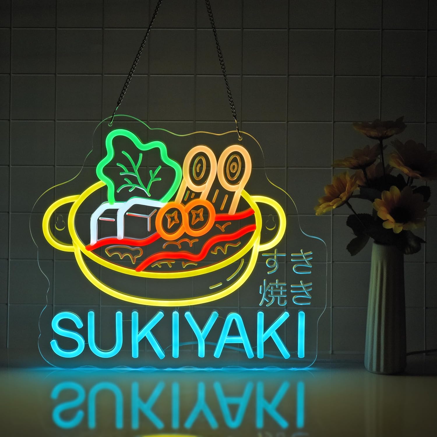 ป้ายไฟนีออนซูกิยากิ LED สำหรับ - Commercial Kitchen Japanese บทวิจารณ์และราคา