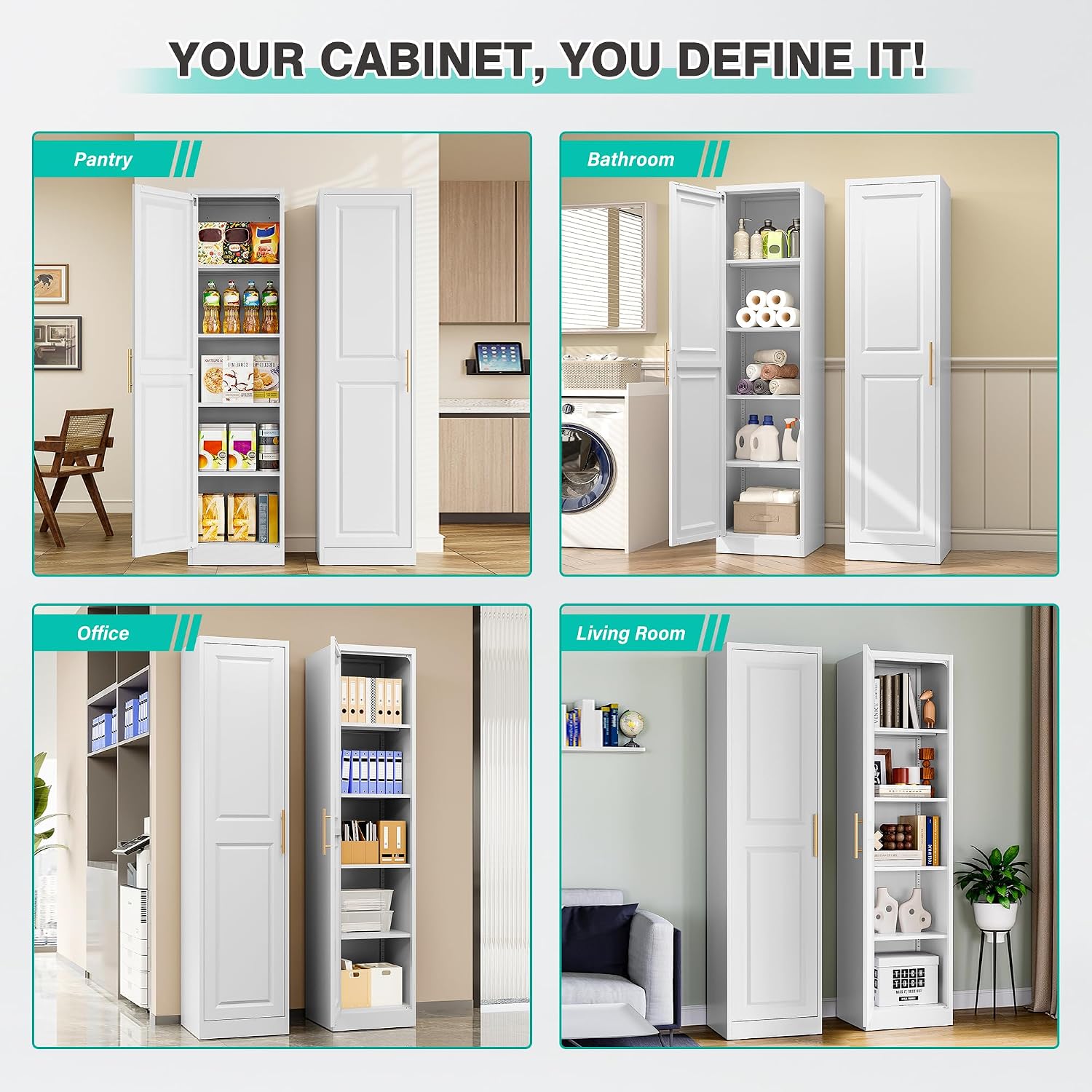 ตู้เก็บของทรงสูงแคบ ประตูเดียว - Commercial Kitchen Organization บทวิจารณ์และราคา