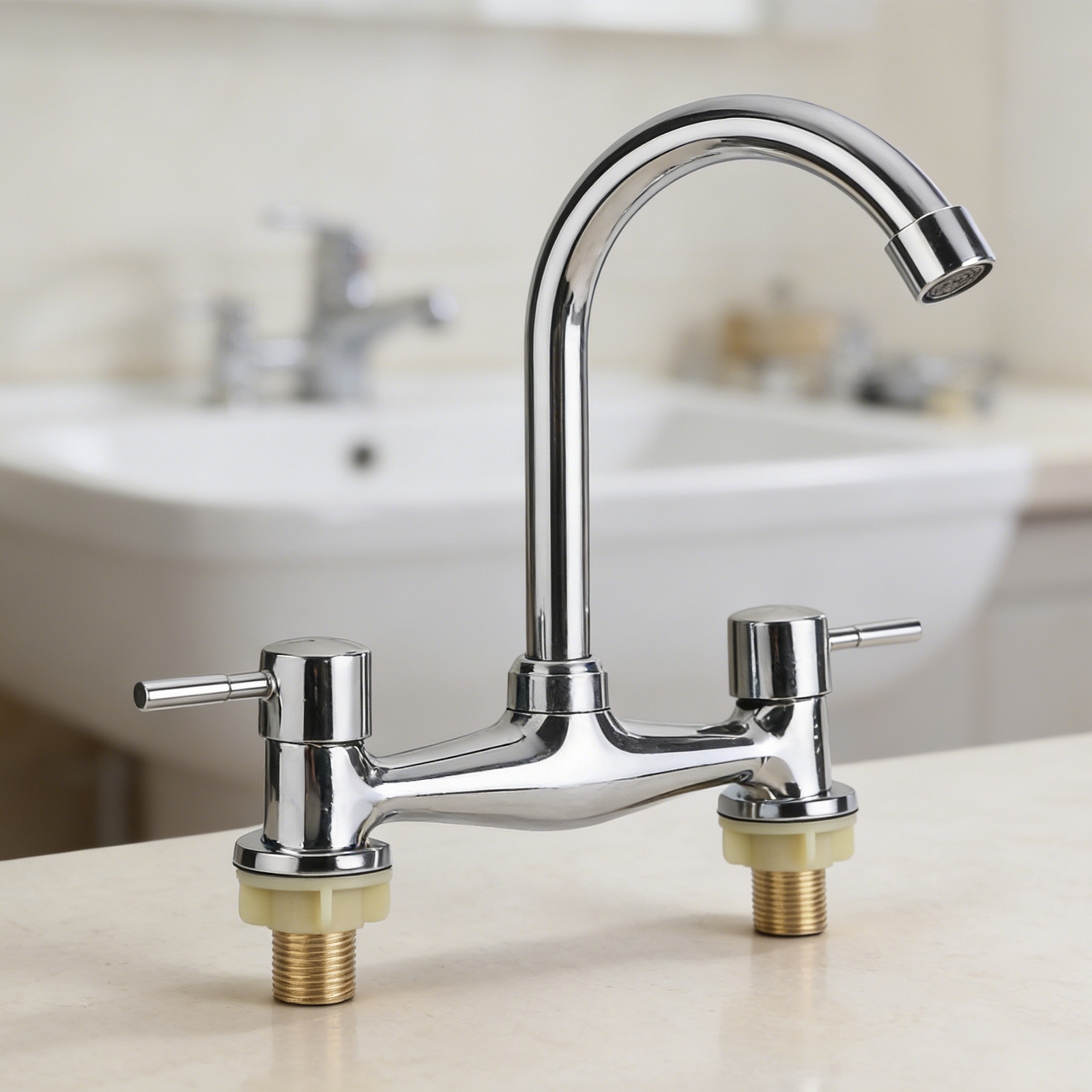 ก๊อกน้ำอ่างล้างจานแบบโครเมียม  - Commercial Kitchen Taps บทวิจารณ์และราคา