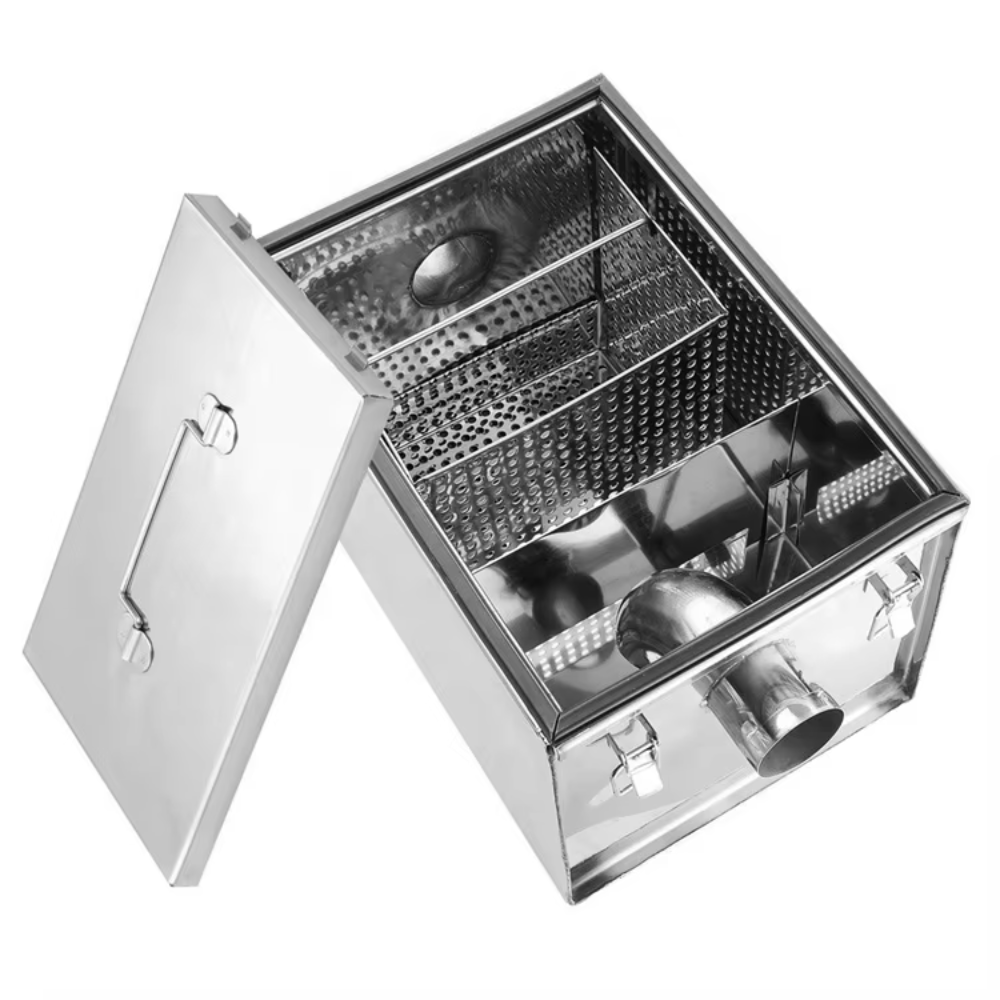 กรองน้ำมันสแตนเลสสำหรับครัวเชิ - Commercial Kitchen Grease Trap บทวิจารณ์และราคา