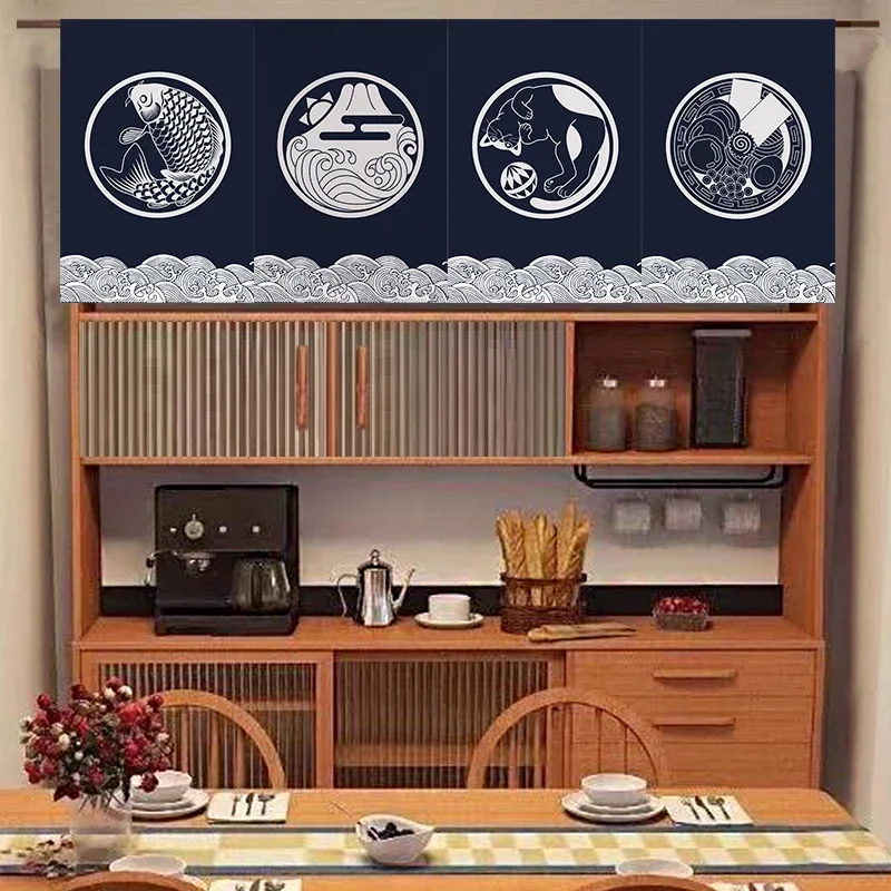 ผ้าม่านสั้นสไตล์ญี่ปุ่นสำหรับต - Commercial Kitchen Japanese บทวิจารณ์และราคา