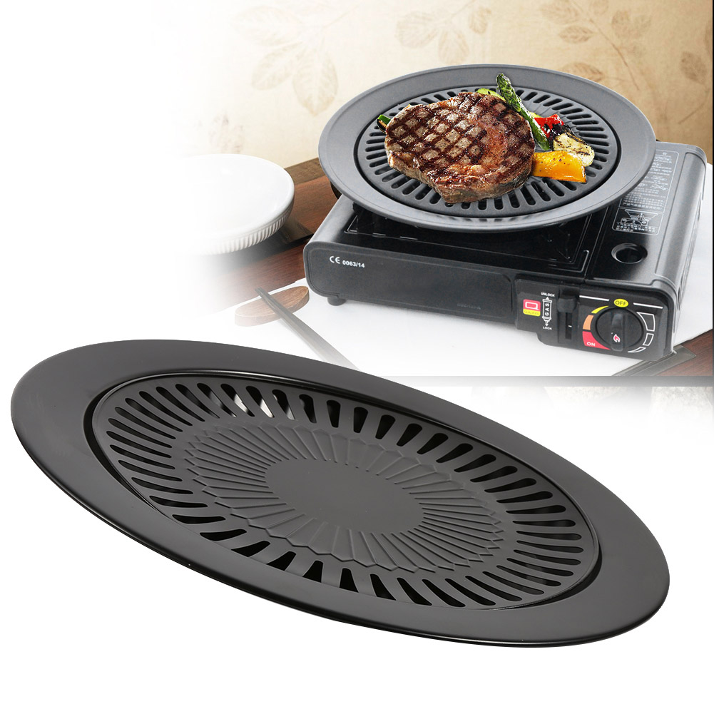 กระทะย่างบาร์บีคิวไร้ควันแก๊สใ - Commercial Kitchen Grill บทวิจารณ์และราคา