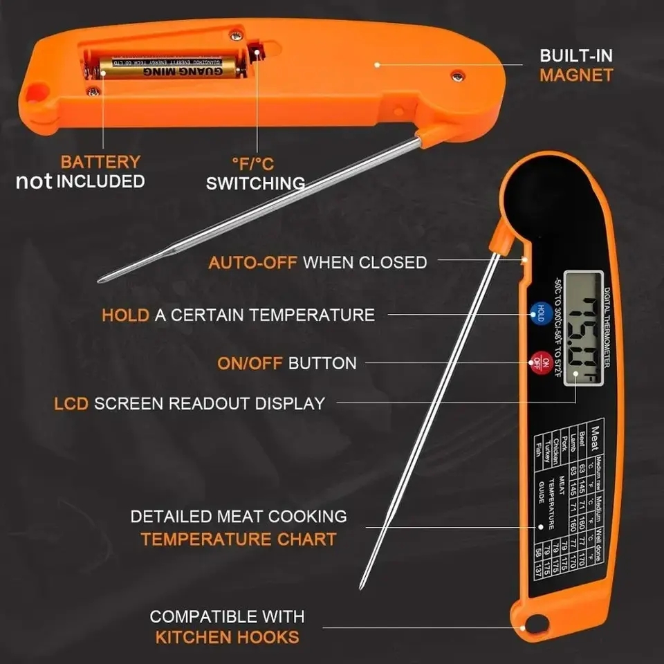 เทอร์โมมิเตอร์วัดอุณหภูมิอาหาร - Commercial Kitchen Equipment List บทวิจารณ์และราคา