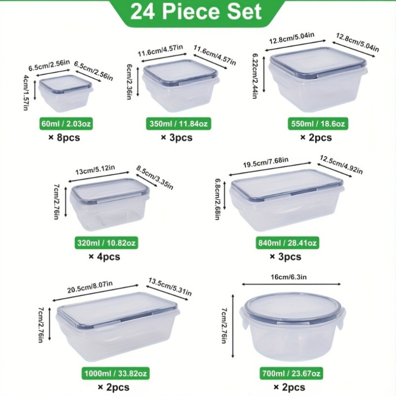 ชุดเก็บอาหารปลอดสาร BPA 48 ชิ้ - Commercial Kitchen Organization บทวิจารณ์และราคา