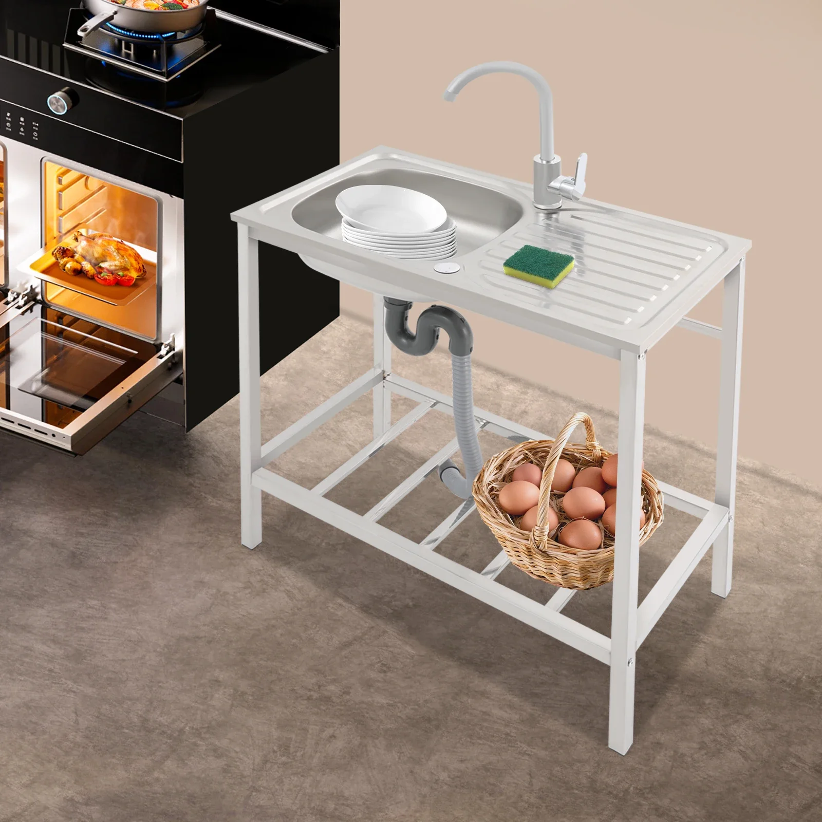 อ่างล้างจานอเนกประสงค์ สแตนเลส - Commercial Kitchen Taps บทวิจารณ์และราคา