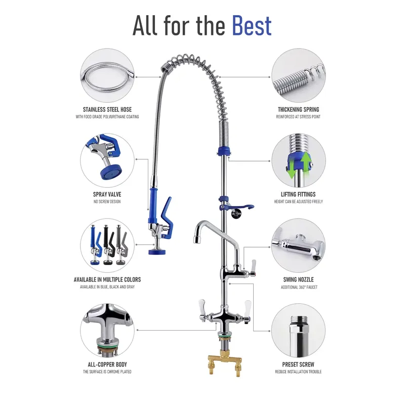 ก๊อกน้ำสำหรับครัวเชิงพาณิชย์ ร - Commercial Kitchen Taps บทวิจารณ์และราคา