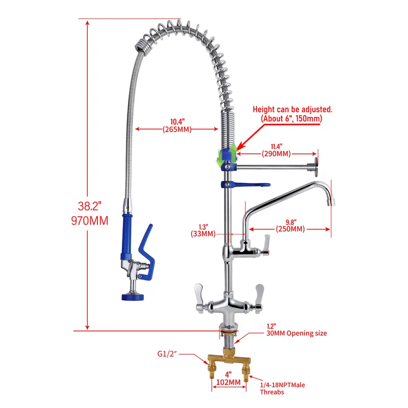 ก๊อกน้ำสำหรับครัวเชิงพาณิชย์ ร - Commercial Kitchen Taps บทวิจารณ์และราคา