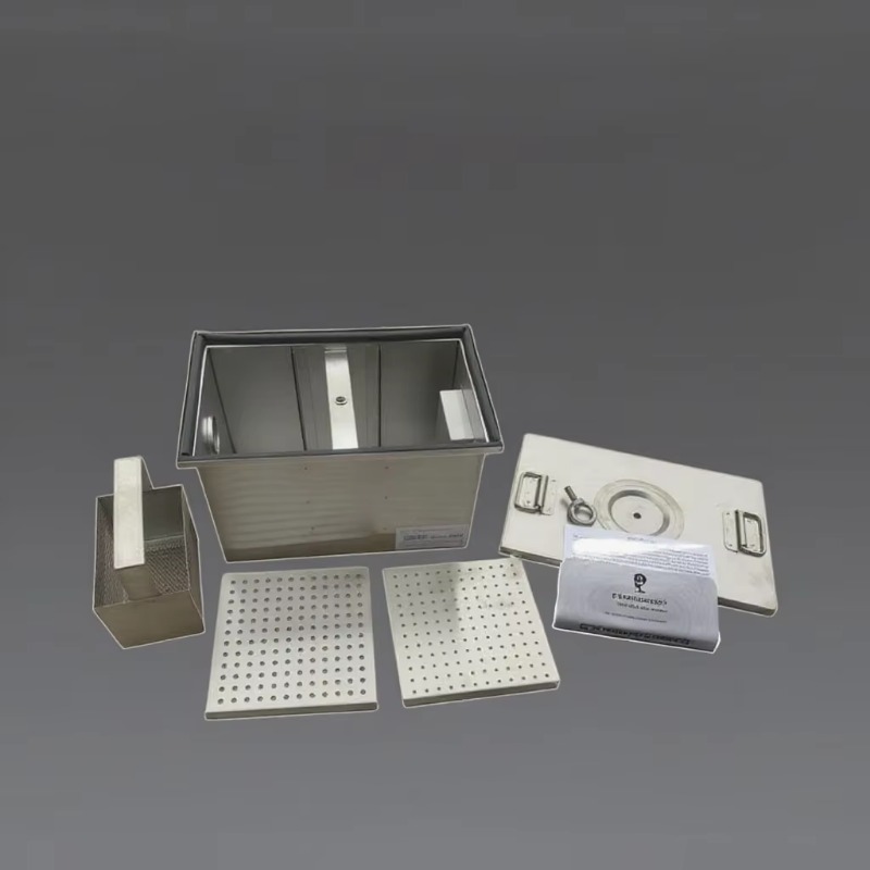 ใหม่กับดักไขมันในครัวสแตนเลสสํ - Commercial Kitchen Grease Trap บทวิจารณ์และราคา
